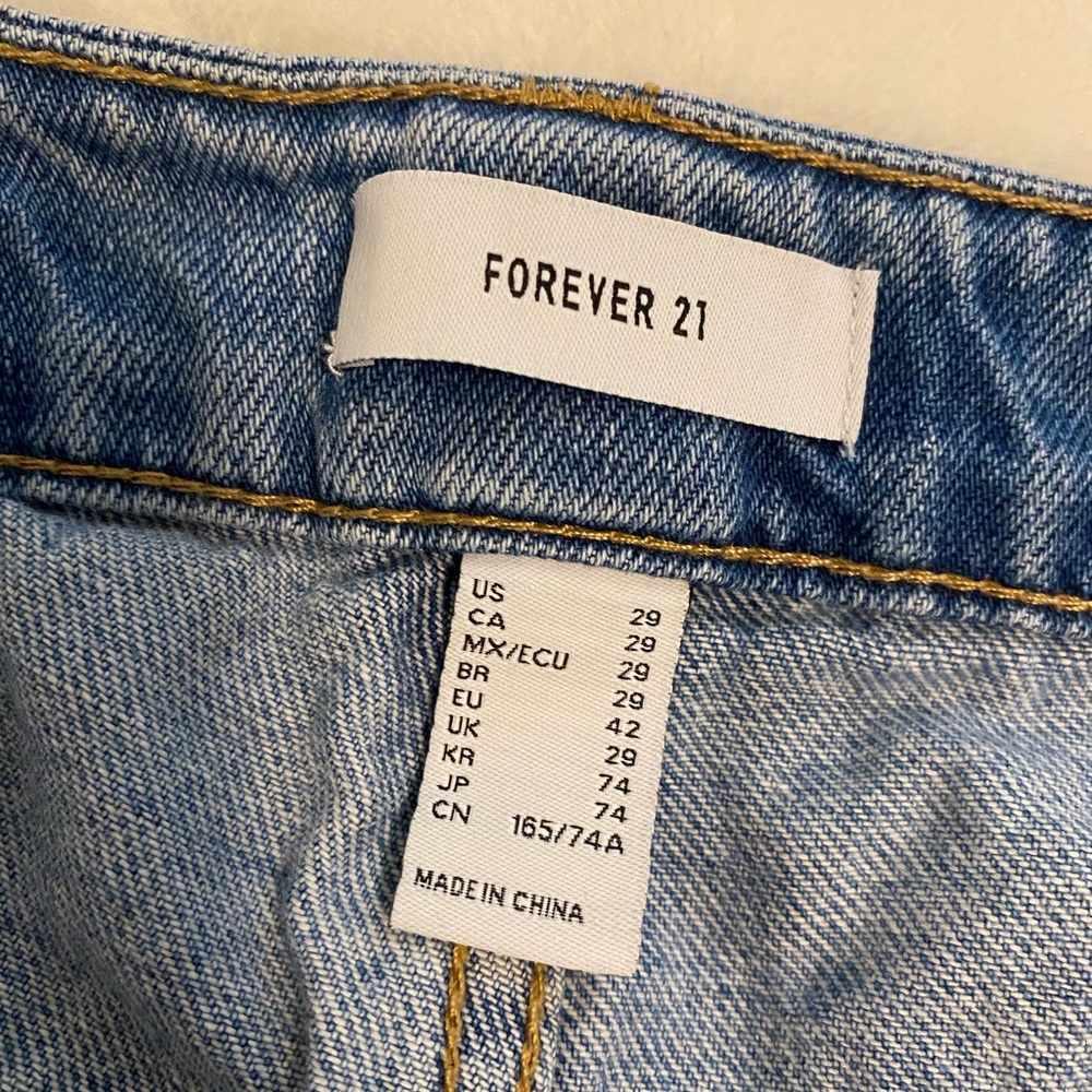 High Rise Denim Shorts - Picture 2 of 3